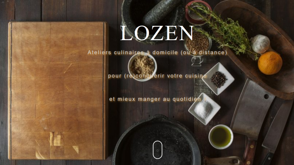 Idée cadeau : atelier culinaire Lozen
